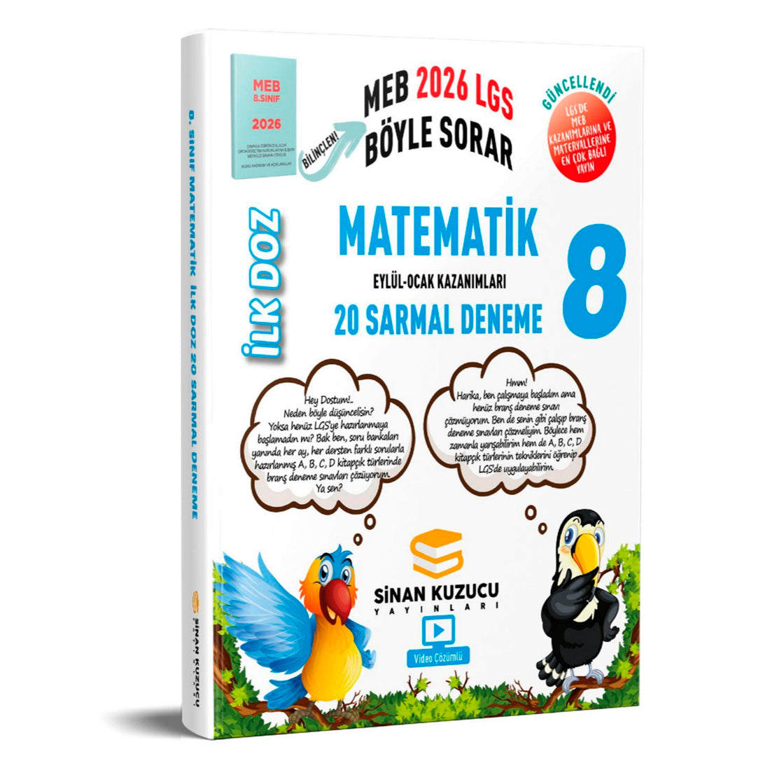 Sinan Kuzucu Yayınları 8. Sınıf Matematik İlk Doz Sarmal Branş Denemeleri