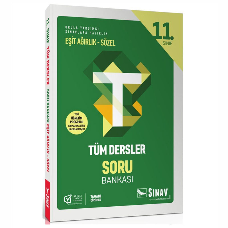 Sınav Yayınları 11. Sınıf Tüm Dersler Eşit Ağırlık Sözel Soru Bankası