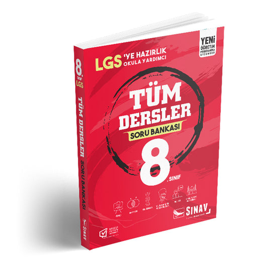 Sınav Yayınları 8.Sınıf Tüm Dersler Soru Bankası
