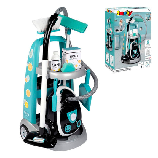 Smoby Cleaning Trolley-Vacuum Cleaner 330316