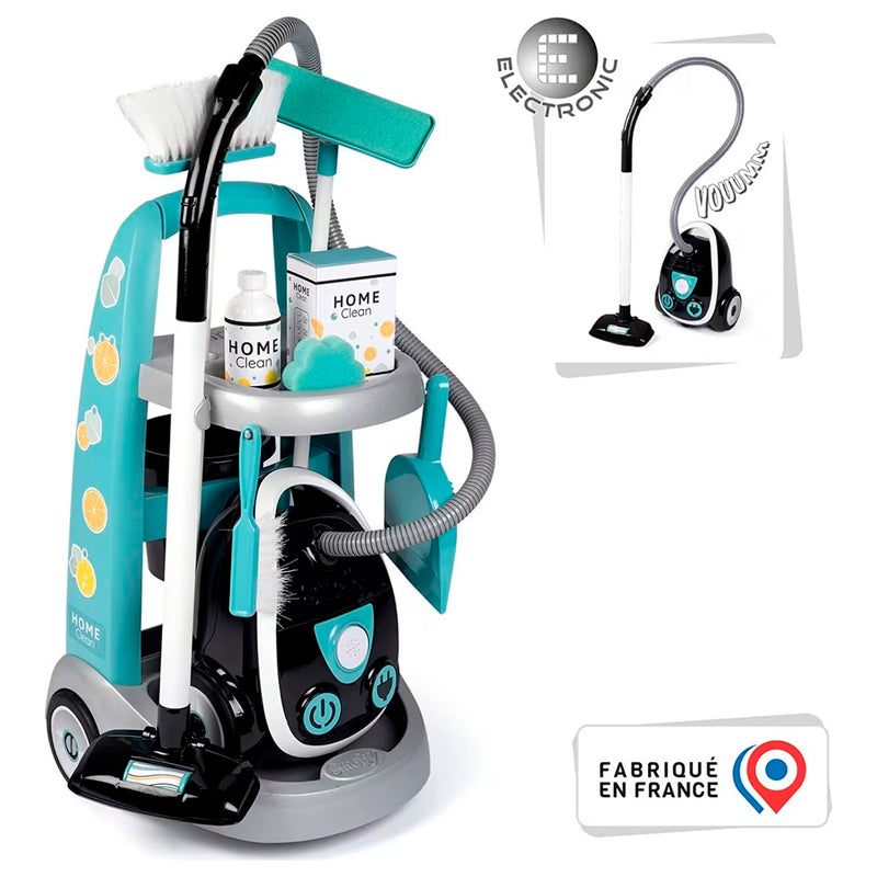 Smoby Cleaning Trolley-Vacuum Cleaner 330316