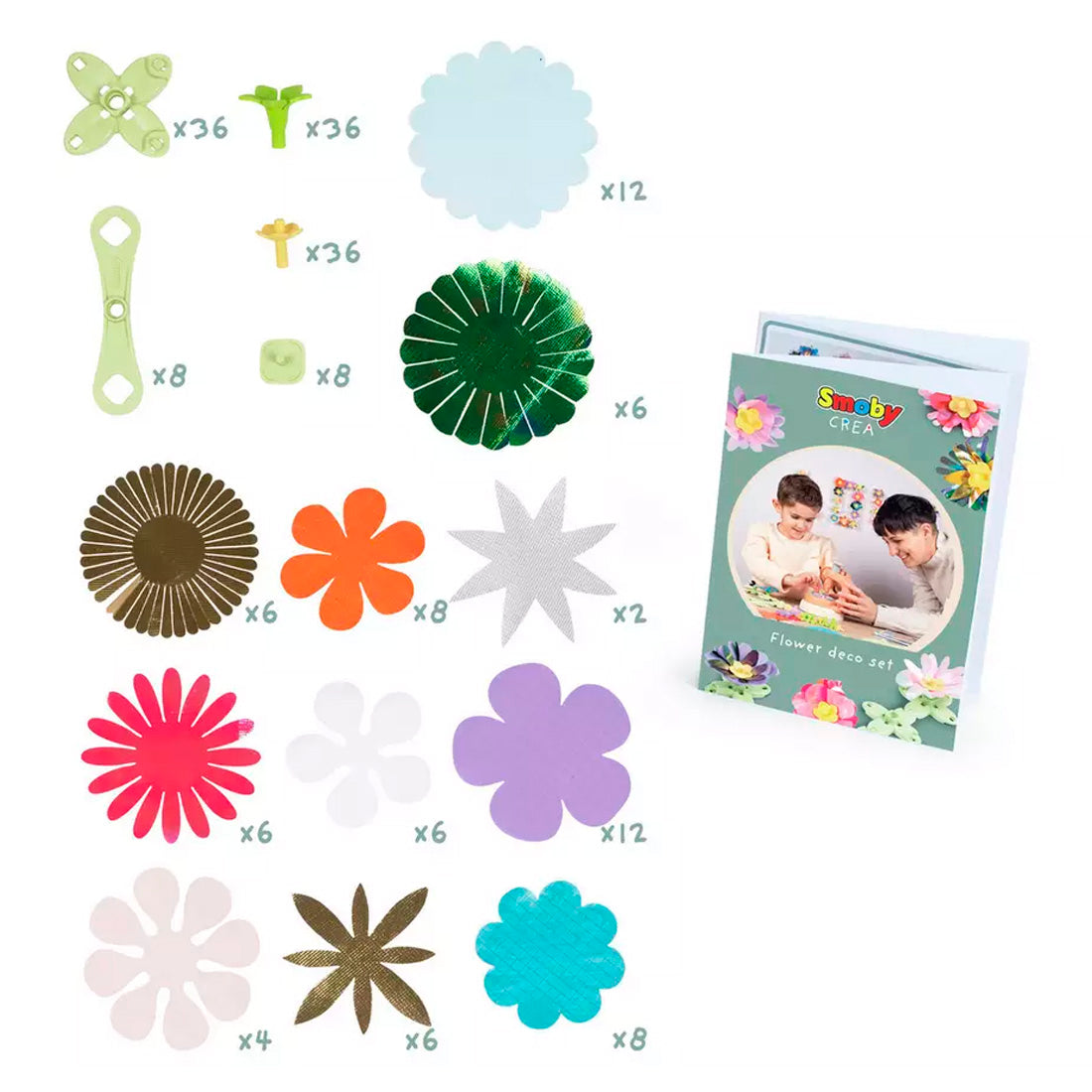 Smoby Crea Deco Flowers Set 7600350410