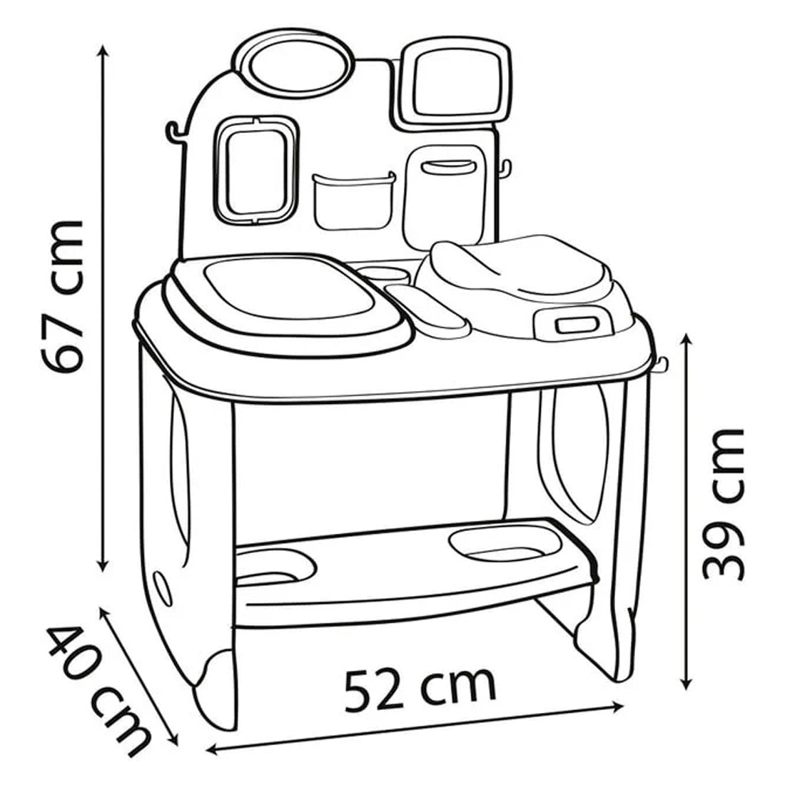 Smoby Smoby Baby Care Center Smb-7600240305