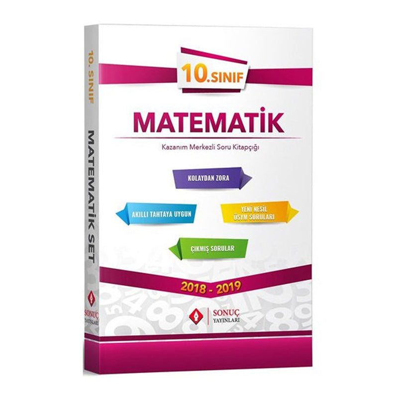 Sonuç Yayın 10.Sınıf Matematik Soru Bankası Kazanım Merkezli Modüler Set
