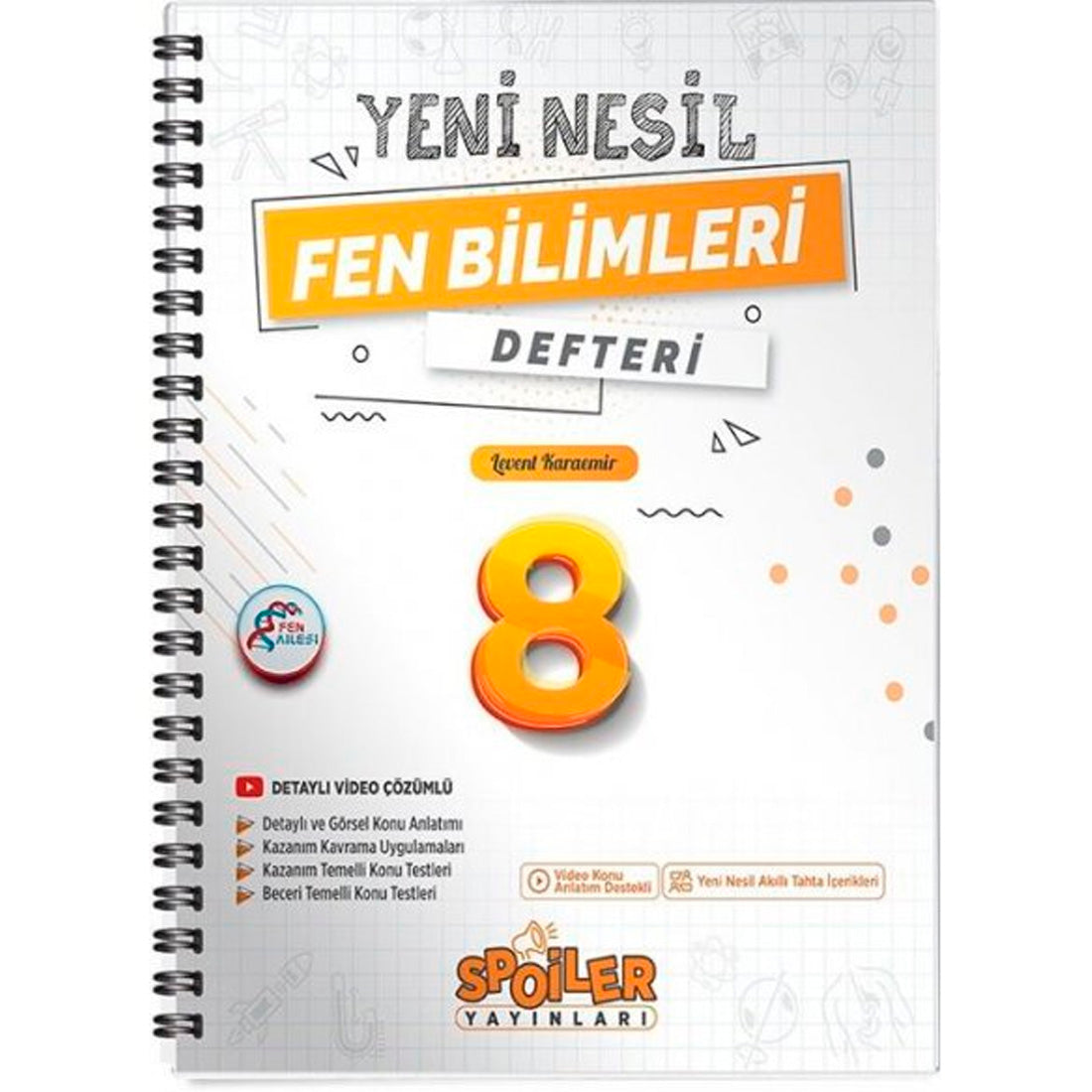 Spoiler Yayınları 8. Sınıf Fen Bilimleri Yeni Nesil Defteri