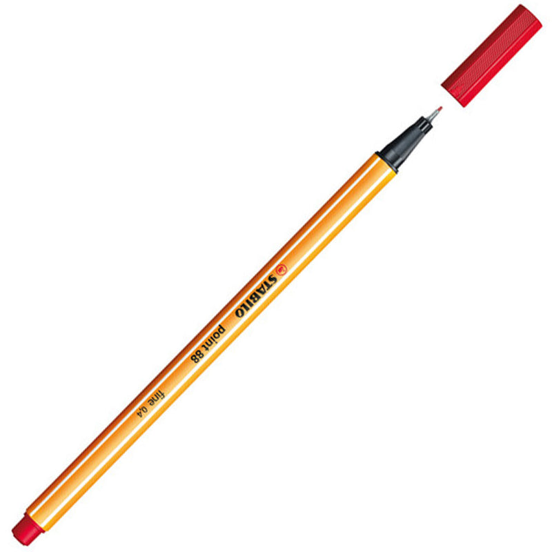 Stabilo Point 88/040 Floresan Kırmızı