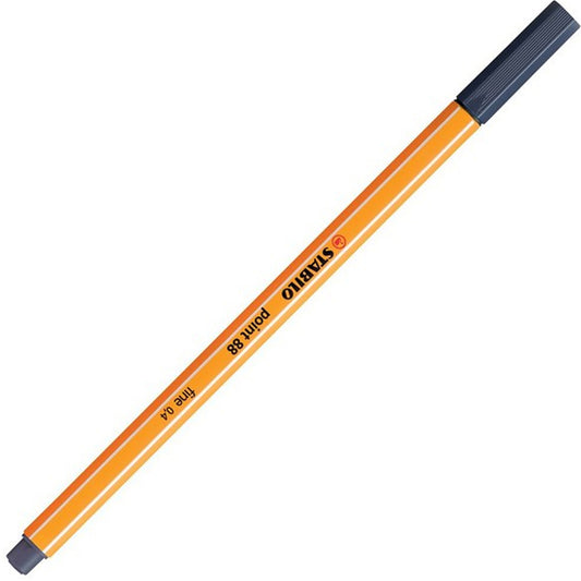 Stabilo Point 88/98 Mavi Siyah