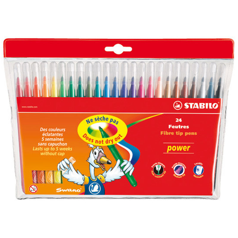 Stabilo Power 24'lü Keçeli Kalem 280/24-01