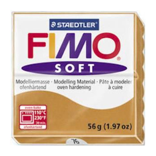 Staedtler Fimo Soft 76 Açık Kahverengi Polimer Kil 56 gr. - Modelleme, Heykel ve El Sanatları Kili