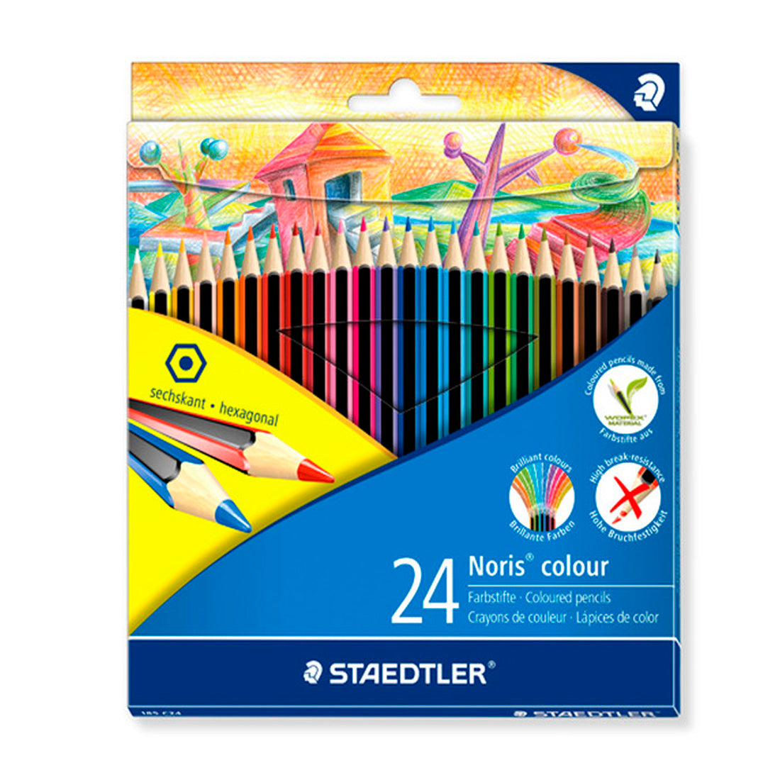 Staedtler Noris 24 Renk Kuru Boya 185