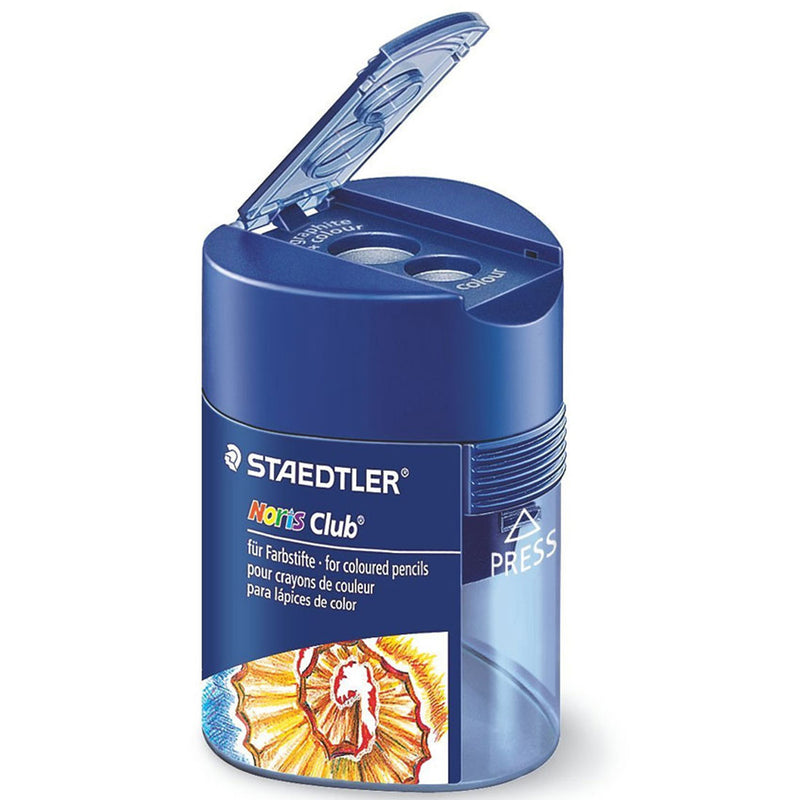 Staedtler Noris Çift Hazneli Üçgen Kalemtraş 512 128