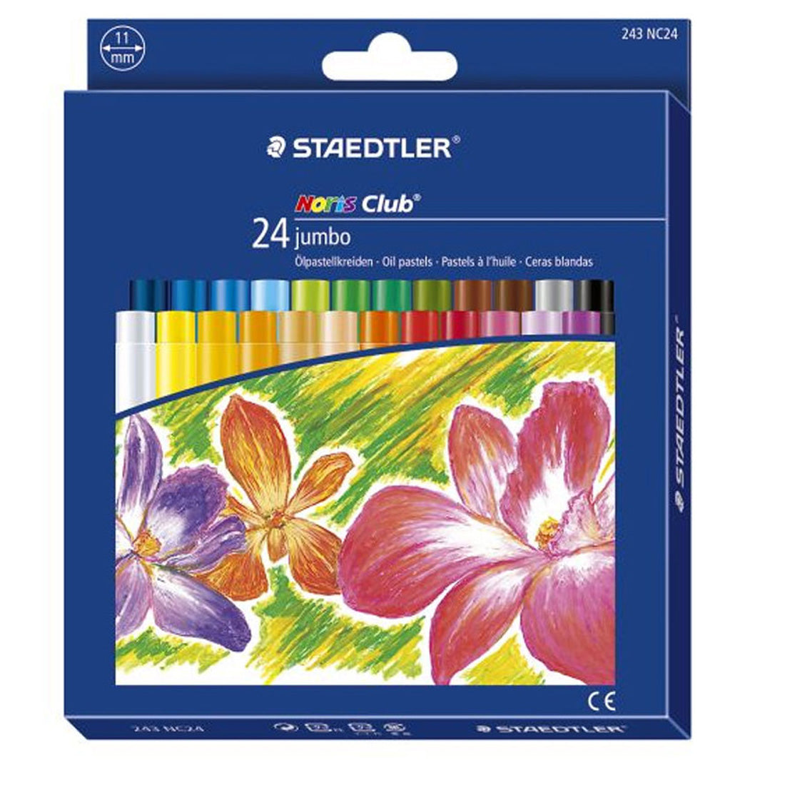 Staedtler Noris Club 24'lü Jumbo Yağlı Pastel Boya 243 Nc24