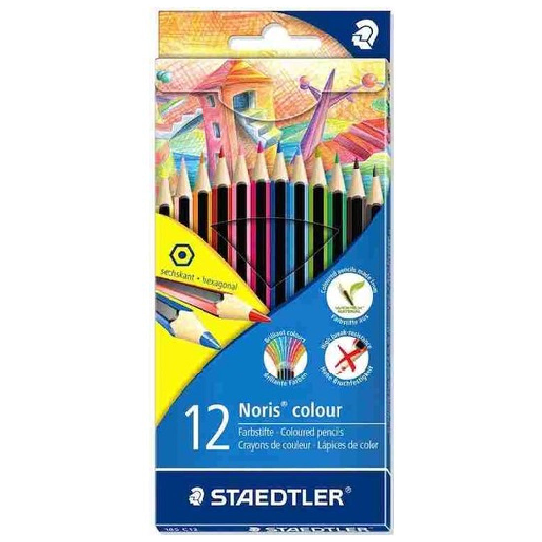 Staedtler Noris Clup 12'li Kuru Boya 185 C12