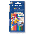 Staedtler Noris Clup AQuarell 12'li Kuru Boya (Fırça Hediyeli) 114 10NC12