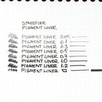 Staedtler Pigment Liner Siyah Çizim Kalemi 8'li Set - Eskiz, Teknik Çizim ve Sanatçı Kalemi