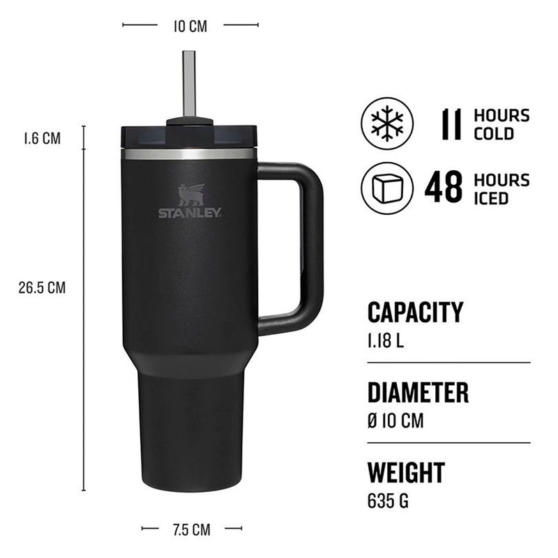 Stanley The Quencher H2.O FlowState™ Tumbler 1.18L / 40oz Black 2.0 10-12574015