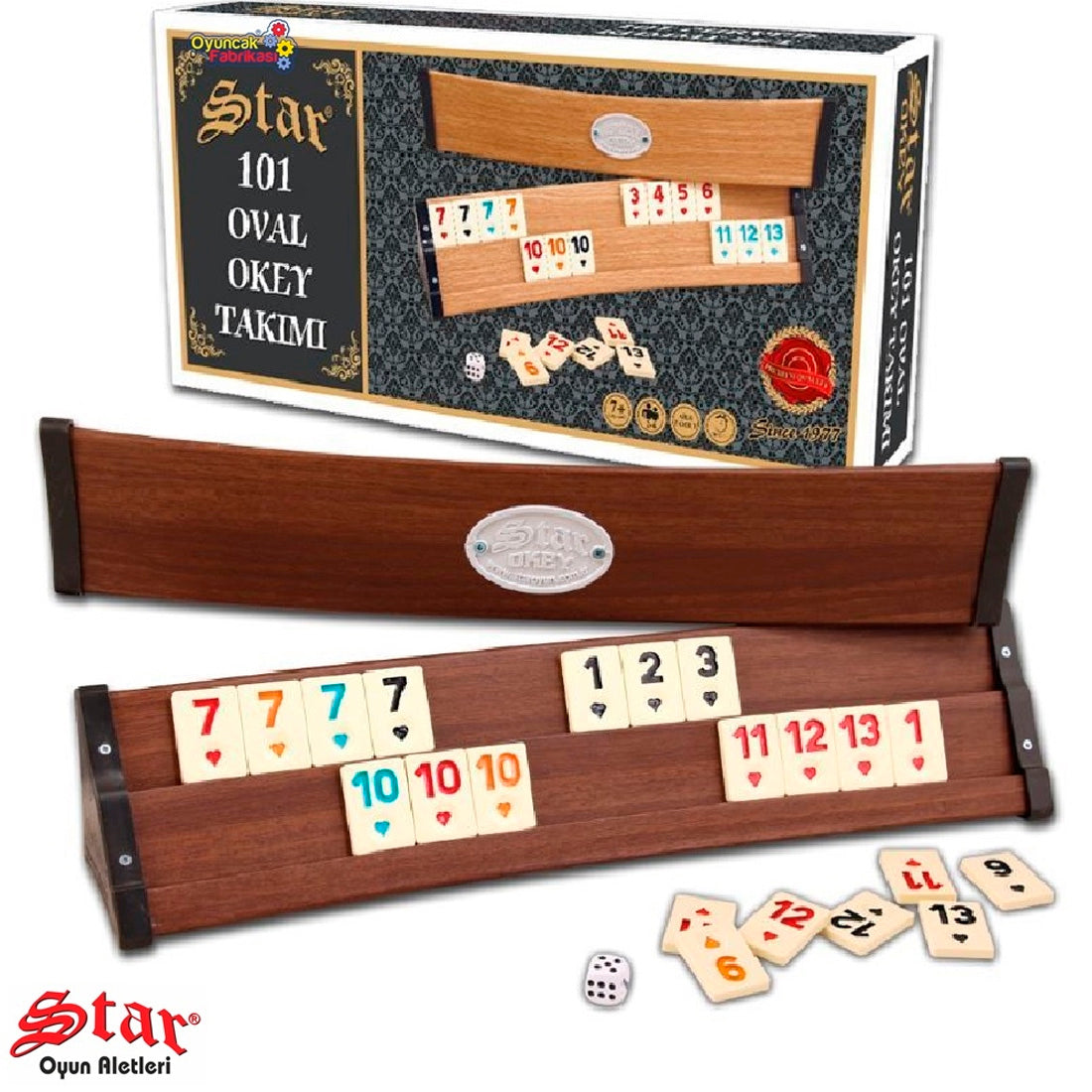 Star 101 Oval Okey Takımı 1010631