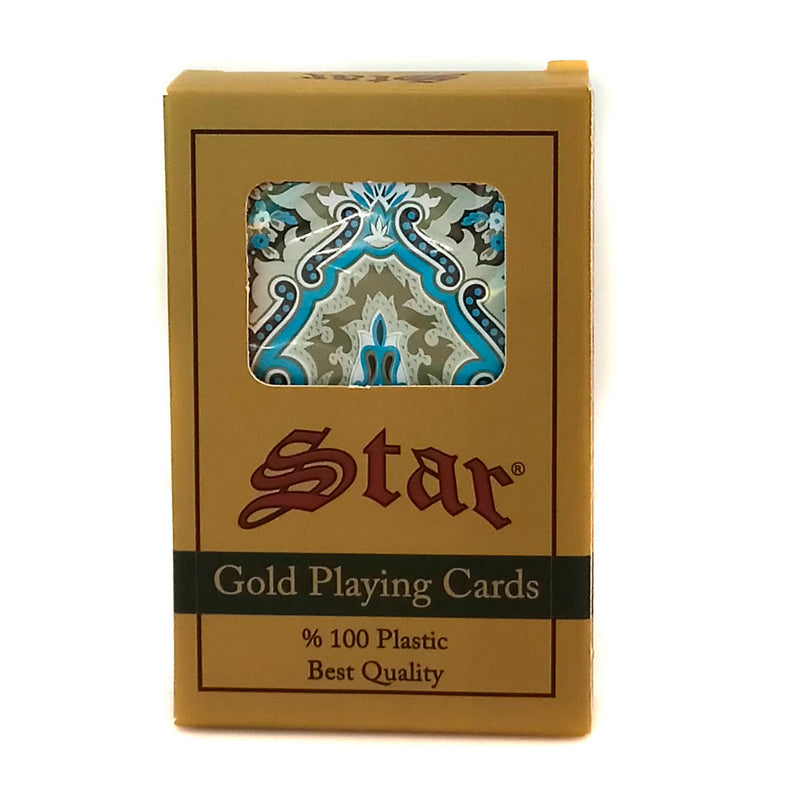 Star Gold %100  No:1 Plastik Oyun Kağıdı 1030608