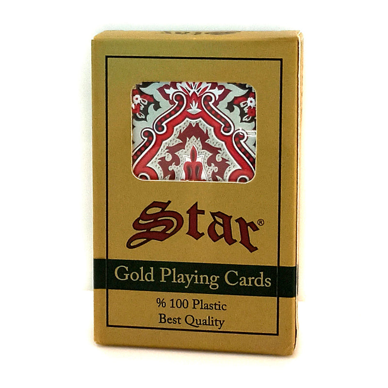 Star Gold %100  No:1 Plastik Oyun Kağıdı 1030608