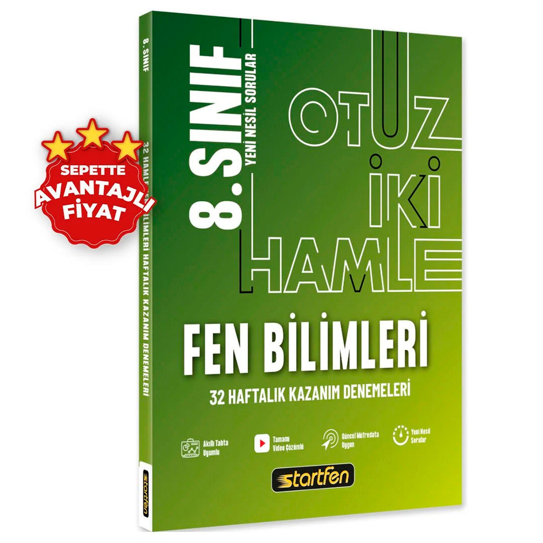Startfen Yayınları 8. Sınıf Fen Bilimleri 32 Hamle Haftalık Kazanım