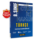 Startfen Yayınları 8. Sınıf Türkçe 32 Hamle Haftalık Kazanım Denemeleri