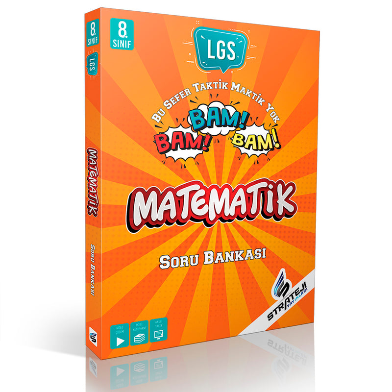 Strateji Yayınları 8. Sınıf Matematik Bam Bam Soru Bankası
