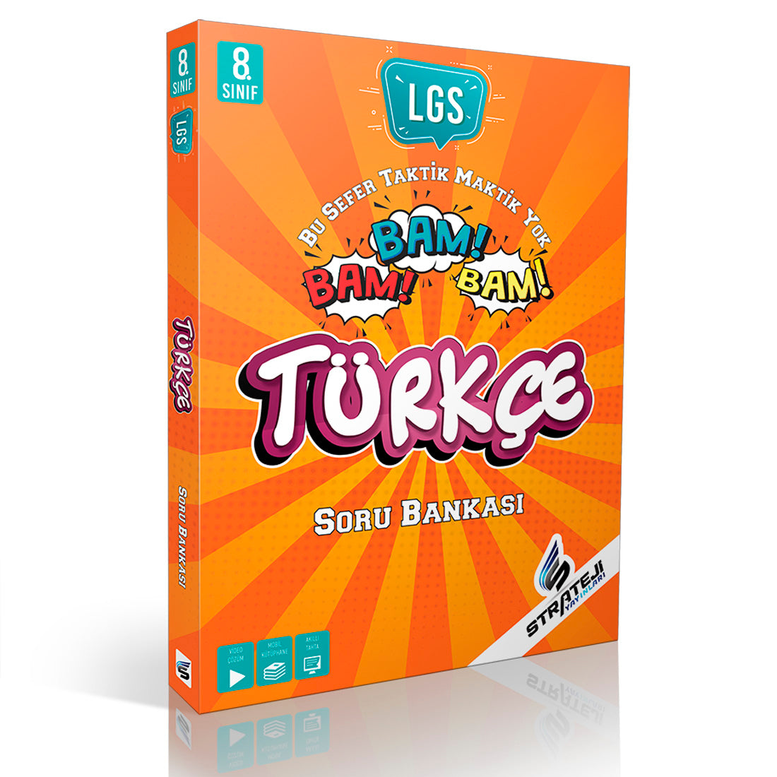 Strateji Yayınları 8. Sınıf Türkçe Bam Bam Soru Bankası