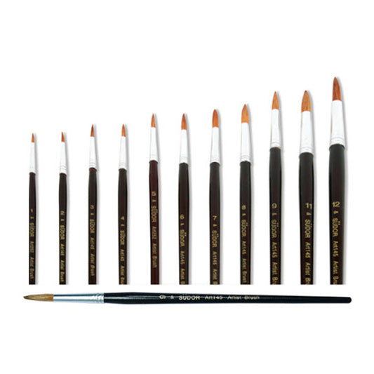 Südor No-4 Sulu Boya Fırçası - Sanatsal Resim ve Hobi Fırçası