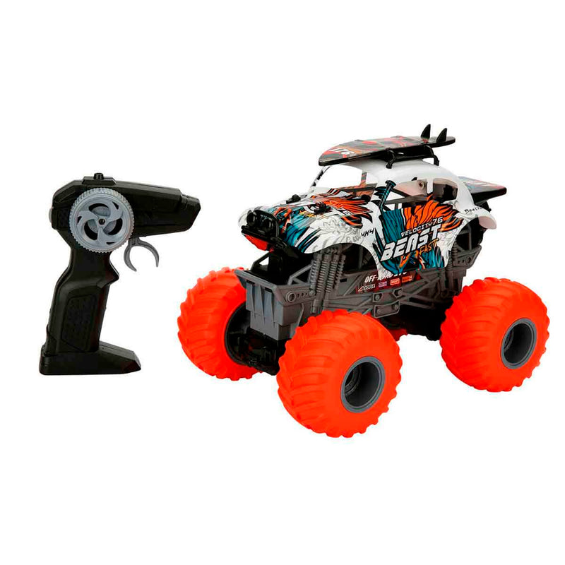Sunman Turuncu Teker 1:18 Uzaktan Kumandalı Spirit Beasts Beetle USB Şarjlı Araba 19183B