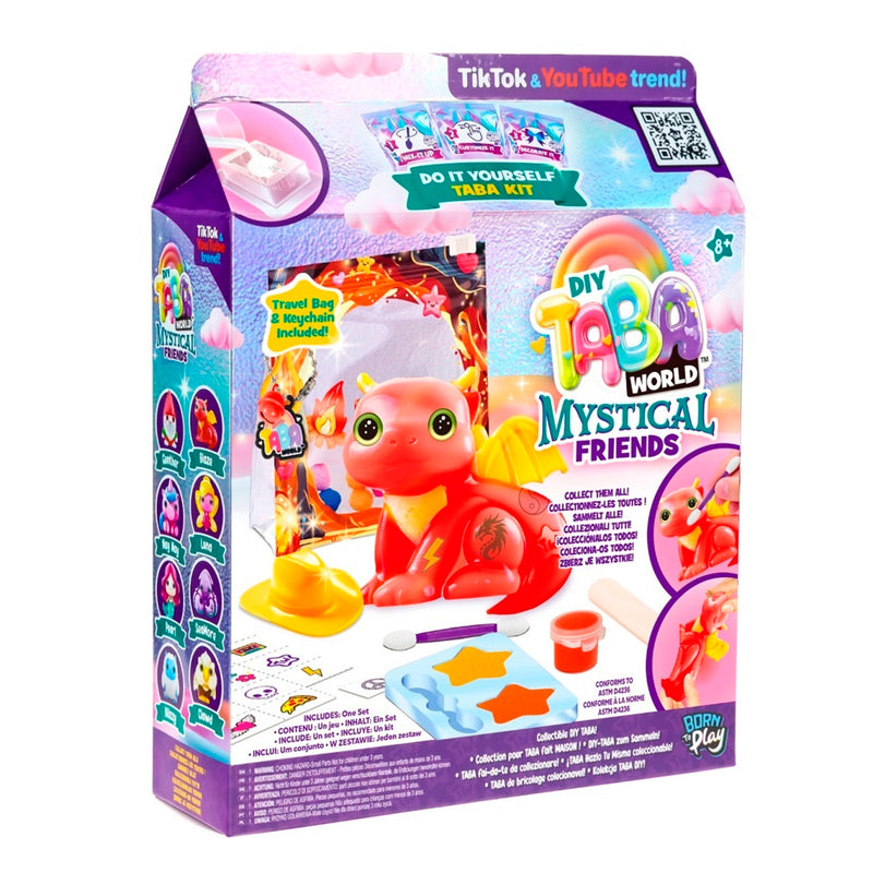 Taba World Dıy Mystical  Friends Keychain Box Kit (Dragon) 4726