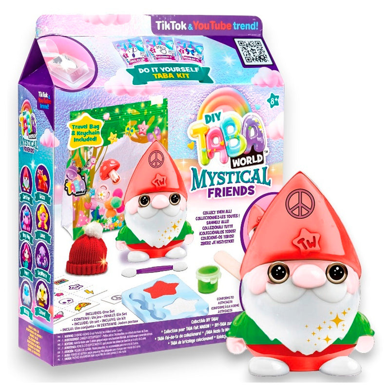 Taba World Dıy Mystical Friends Keychain Box Kit  (Gnome)  5242