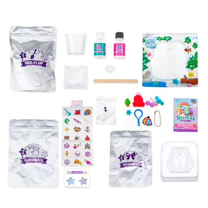 Taba World Dıy Mystical Friends Keychain Box Kit  (Yeti)  5211
