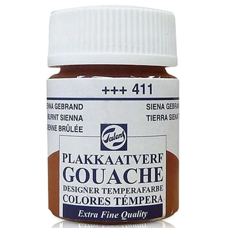 Talens 411 Burnt Sienna 16 ml Guaj Boya - Sanat, Resim ve Hobi İçin
