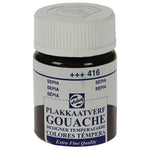 Talens Sepia 16 ml Guaj Boya - Sanatsal Resim, İllüstrasyon ve Tasarım Boyası