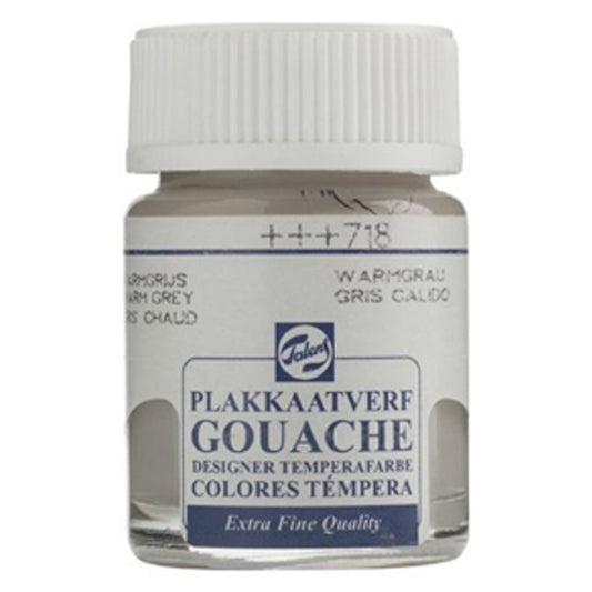 Talens 718 Sıcak Gri 16 ml Guaj Boya - Sanat ve Resim İçin Profesyonel Boya