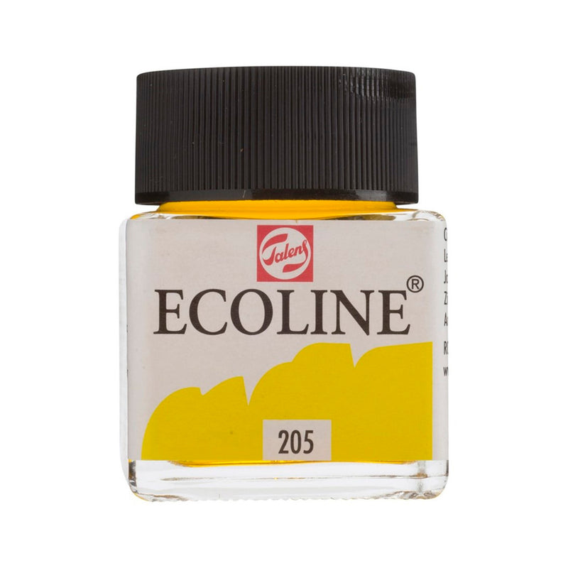 Talens Ecoline 30 ml Limon Sarısı Sıvı Suluboya - Sanatsal Resim ve Hobi Boyası