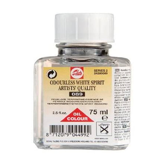 Talens Odourless White Spirit Kokusuz Terebentin 75ml - Yağlı Boya İnceltici ve Fırça Temizleyici