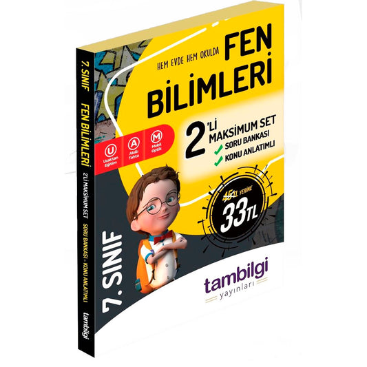 Tambilgi Yayınları 7. Sınıf Fen Bilimleri 2'li Doping Set
