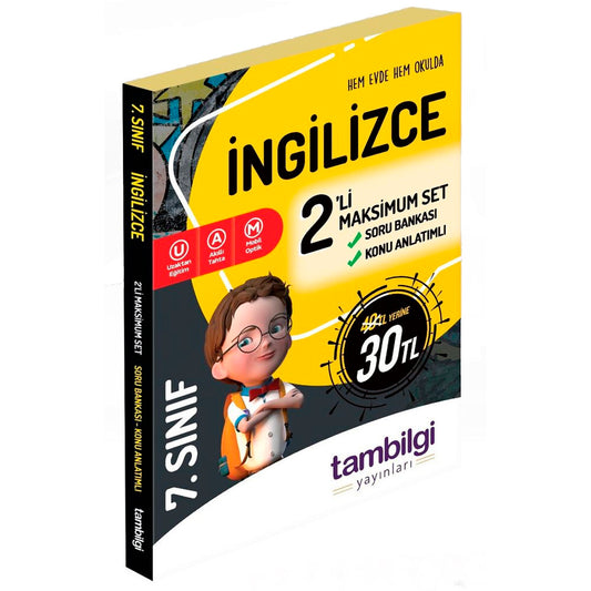 Tambilgi Yayınları 7. Sınıf İngilizce 2'li Doping Set
