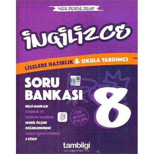 Tambilgi Yayınları 8. Sınıf İngilizce Soru Bankası
