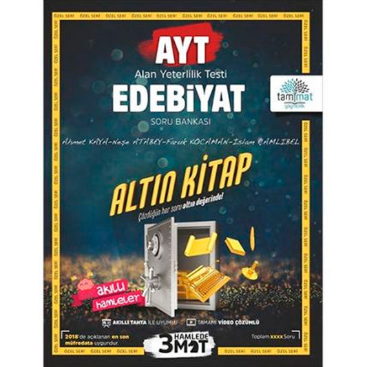Tammat Yayınları AYT Edebiyat Altın Kitap Soru Bankası