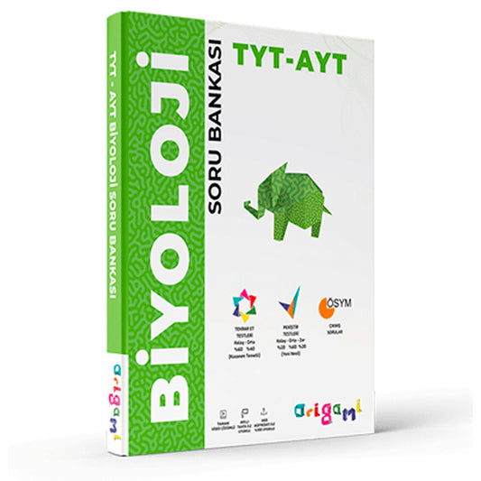 Tammat Yayınları Origami TYT-AYT Biyoloji Soru Bankası