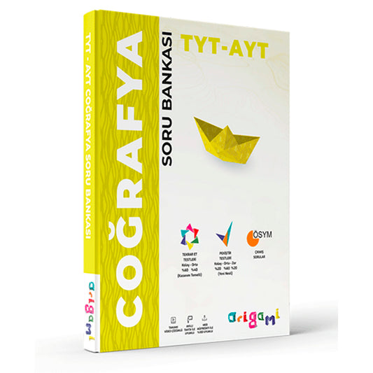 Tammat Yayınları Origami TYT-AYT Coğrafya Soru Bankası