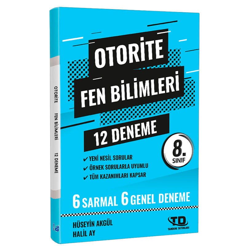 Tandem Yayınları 8. Sınıf Fen Bilimleri Otorite 12 Deneme