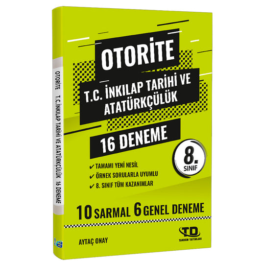 Tandem Yayınları 8. Sınıf İnkılap Tarihi Otorite 16 Deneme