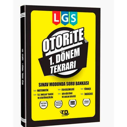 Tandem Yayınları 8. Sınıf LGS Otorite 1. Dönem Tekrarı Soru Bankası