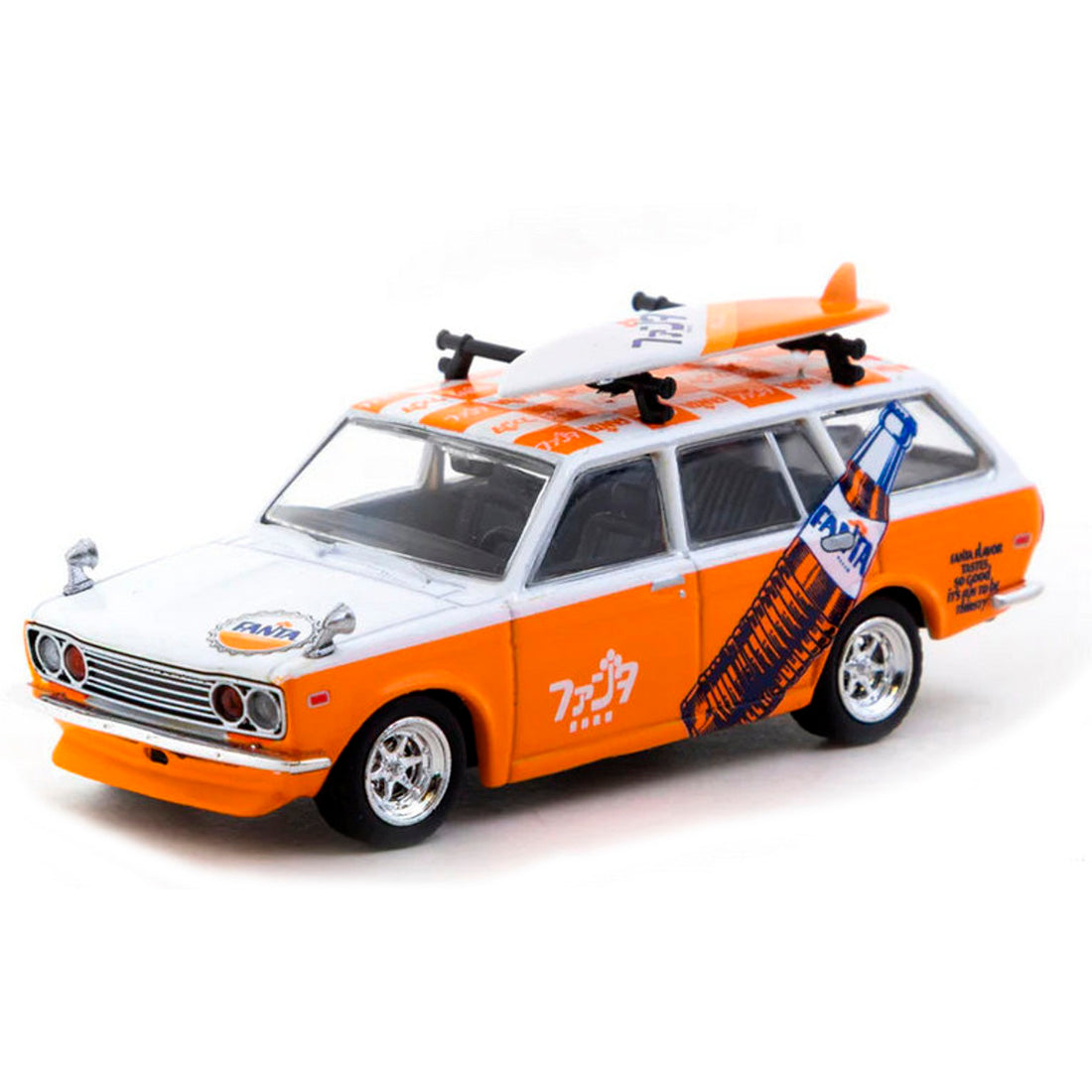 Tarmac Works Datsun Bluebird 510 Wagon Fanta T64G-026-Fa