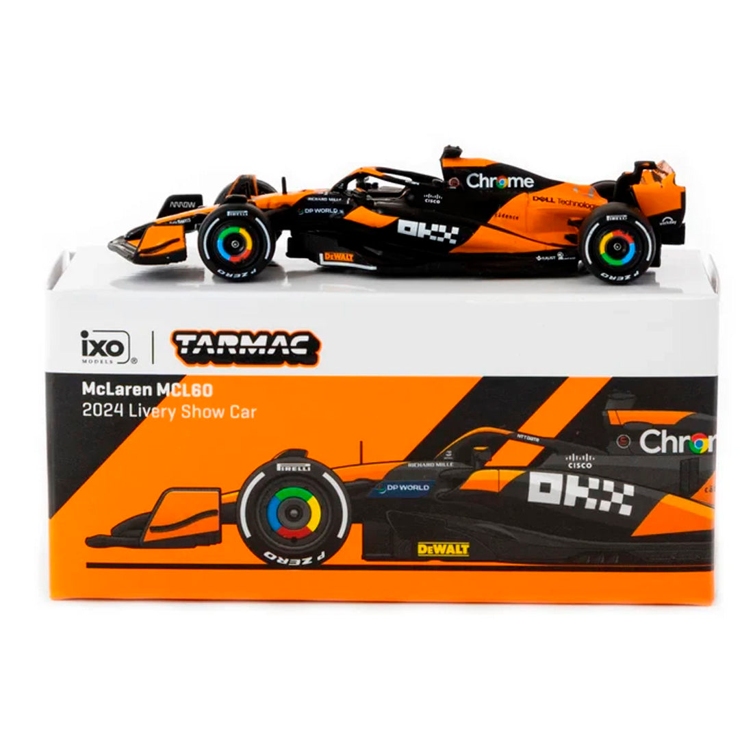 Tarmac Works Mclaren Mcl60 2024 Livery Show Cart64G-F070-2024