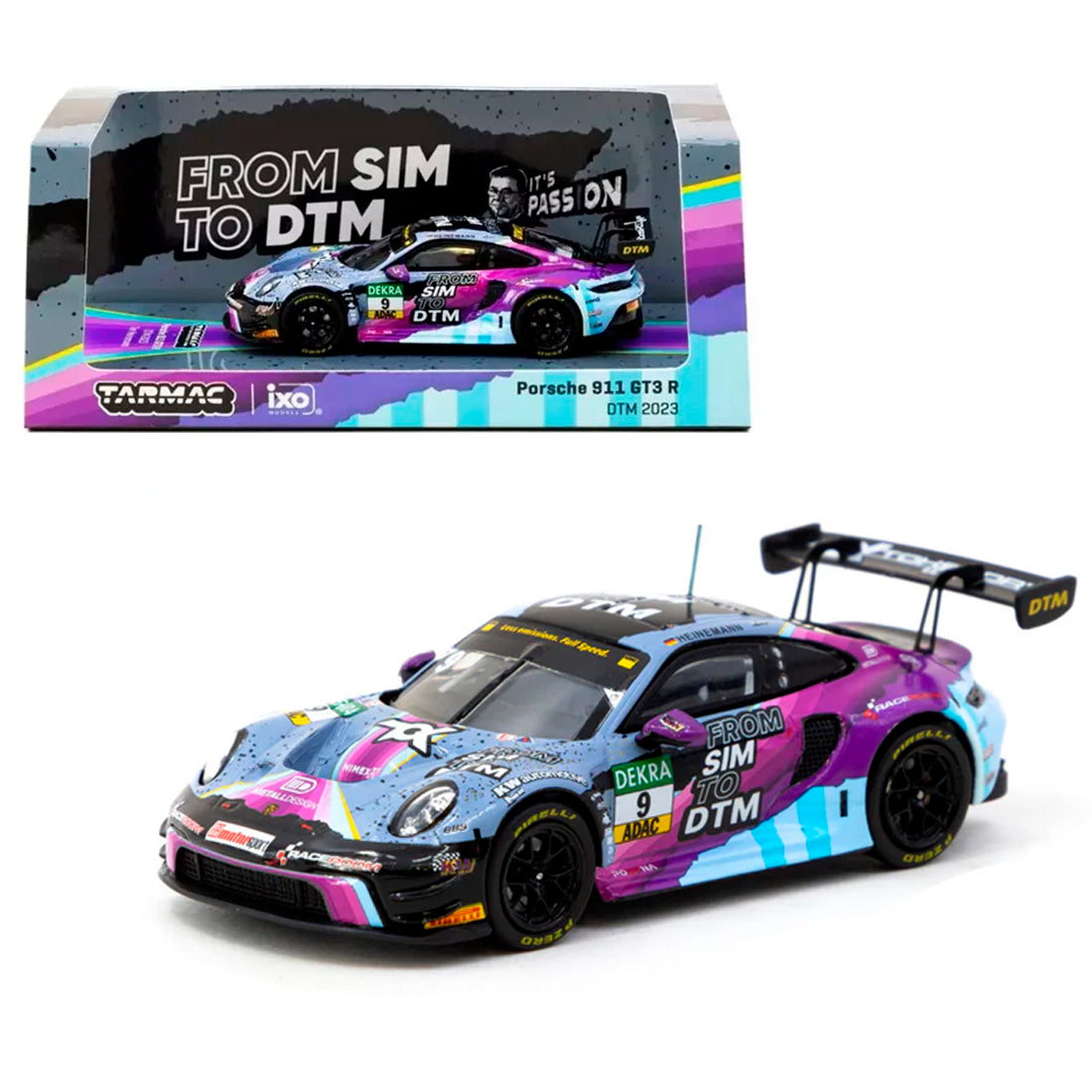 Tarmac Works Porsche 911 Gt3 R Dtm 09T64-084-23Dtm09