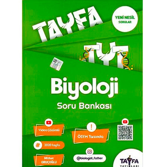 Tayfa Yayınları TYT Biyoloji Soru Bankası
